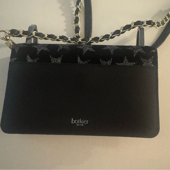 Botkier Black Crossbody Bag with Silver Stars - Picture 3 of 6